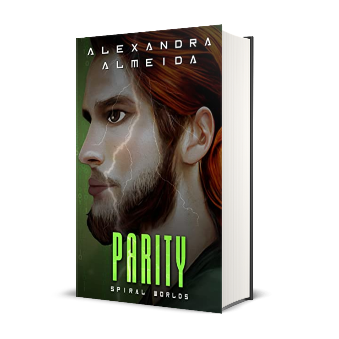 Parity, Spiral Worlds 2, 3d cover, paperback